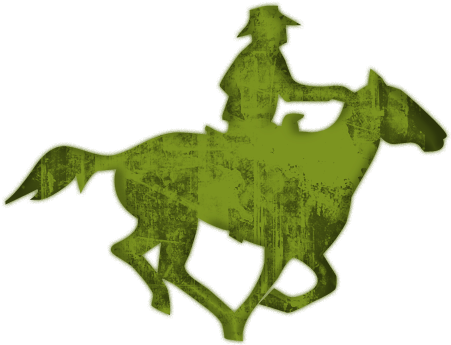 Green Horse Cliparts - Western Rider Oval Bumper Sticker - Free Transparent PNG Clipart Images Download. - Horse Transparent PNG Free Download