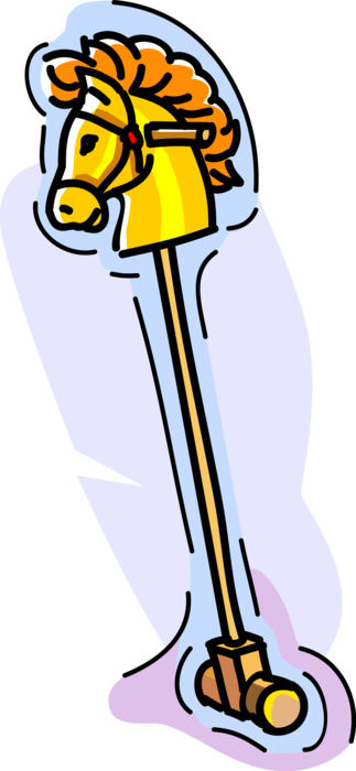 Vector Illustration Of Child's Play Riding Toy Hobby - Vector Illustration Of Child's Play Riding Toy Hobby - Free Transparent PNG Clipart Images Download. - Horse Transparent PNG Free Download