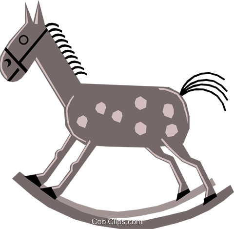 Cartoon Rocking Horses Royalty Free Vector Clip Art - Cartoon Rocking Horses Royalty Free Vector Clip Art - Free Transparent PNG Clipart Images Download. - Horse Transparent PNG Free Download