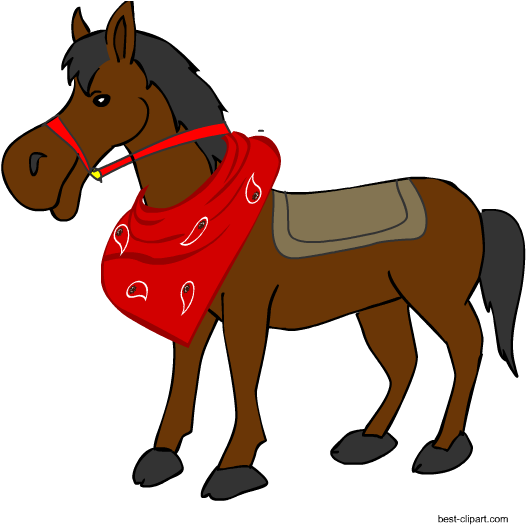 Free Western Cowboy Horse Clipart Free - Clip Art - Free Transparent PNG Clipart Images Download. - Horse Transparent PNG Free Download