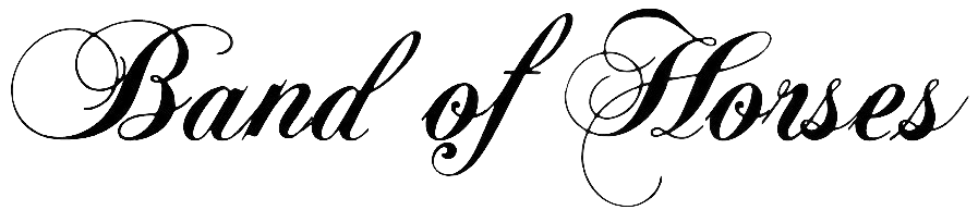 Band Of Horses - Horses Leave Hoof Prints Vintage Birthday Horse Lover Transparent PNG - 900x200 - Free Download on - Horse Transparent PNG Free Download