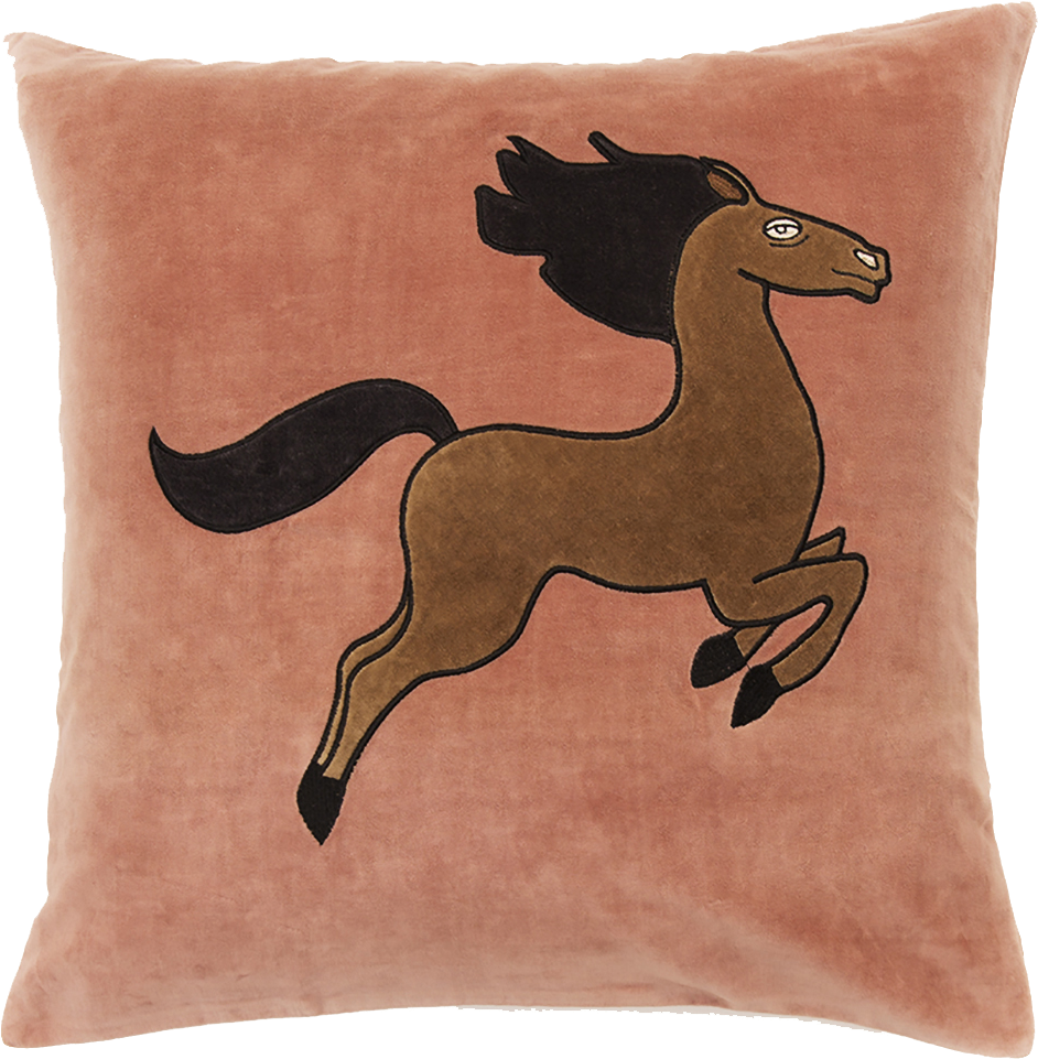 Horse Velvet Cushion - Mini Rodini Velvet Cushion Cover Transparent PNG - 1573x1572 - Free Download on - Horse Transparent PNG Free Download