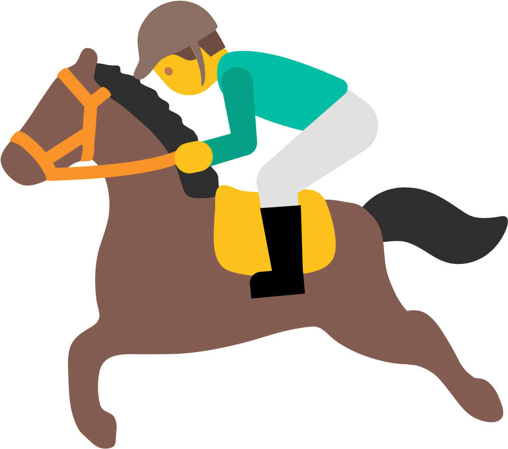 File - Emoji U1f3c7 - Svg - Number Color Horse Race Transparent PNG - 1024x1024 - Free Download on - Horse Transparent PNG Free Download