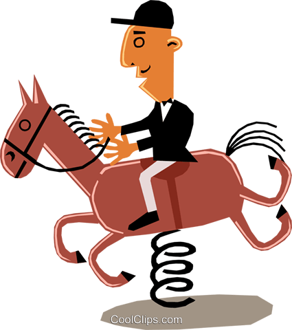Man On Horseback Royalty Free Vector Clip Art Illustration - Horse - Free Transparent PNG Clipart Images Download. - Horse Transparent PNG Free Download