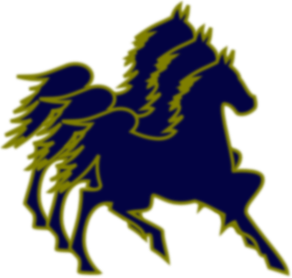 Triple Horse Blue And Tan Clip Art At Clker - Triple Horse - Free Transparent PNG Clipart Images Download. - Horse Transparent PNG Free Download