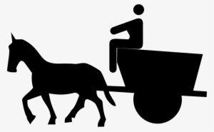 Drawn Cart Silhouette Horse - Horse Drawn Carriage Icon Transparent PNG - 960x592 - Free Download on - Horse Transparent PNG Free Download