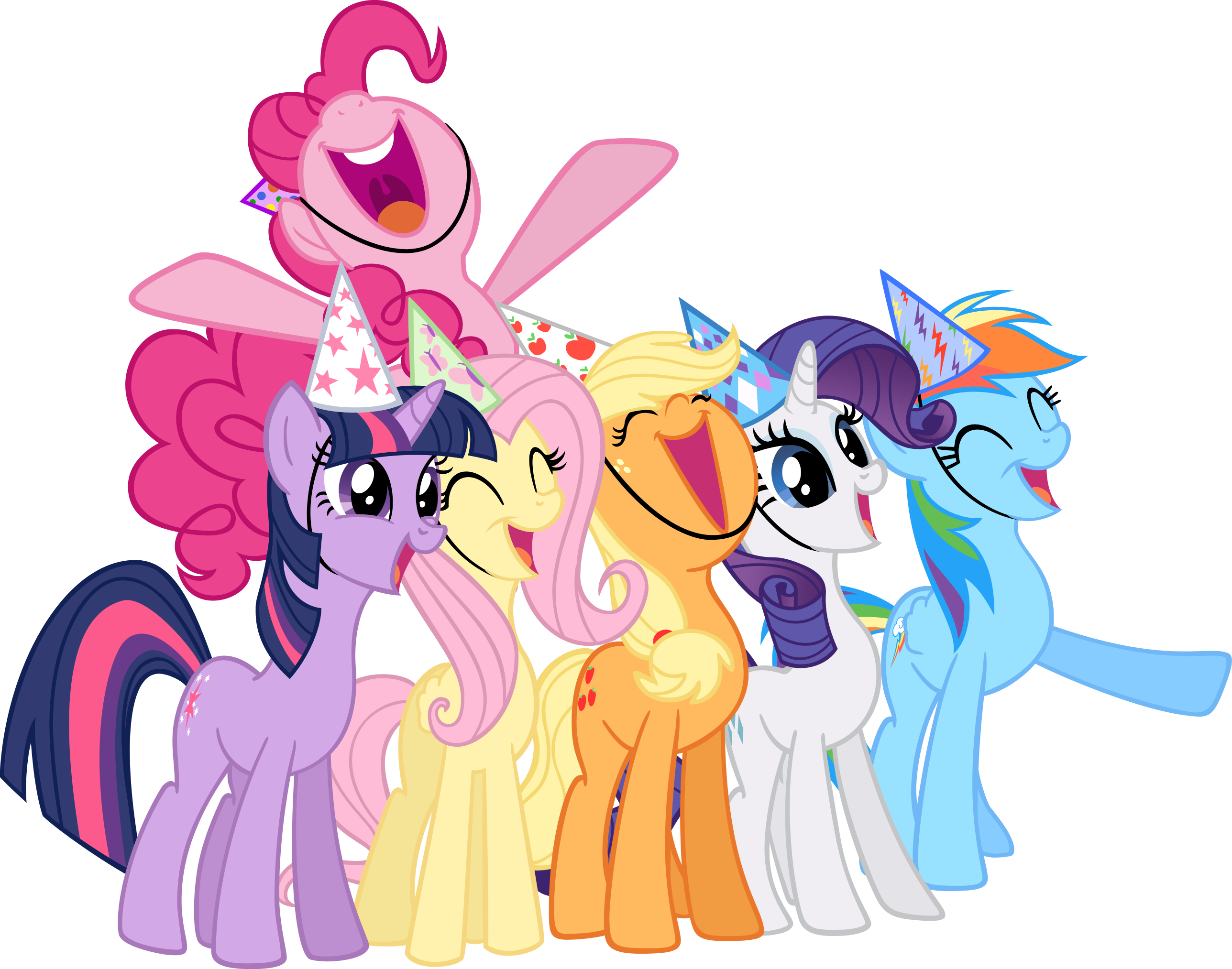 Pinkie Pie Twilight Sparkle Rarity Princess Luna Pony - My Little Pony Png Transparent PNG - 2576x2027 - Free Download on - Horse Transparent PNG Free Download