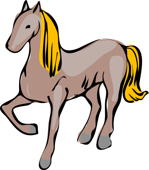 Cartoon Cowboy Horse 18, - Mare Horse Clipart - Free Transparent PNG Clipart Images Download. - Horse Transparent PNG Free Download