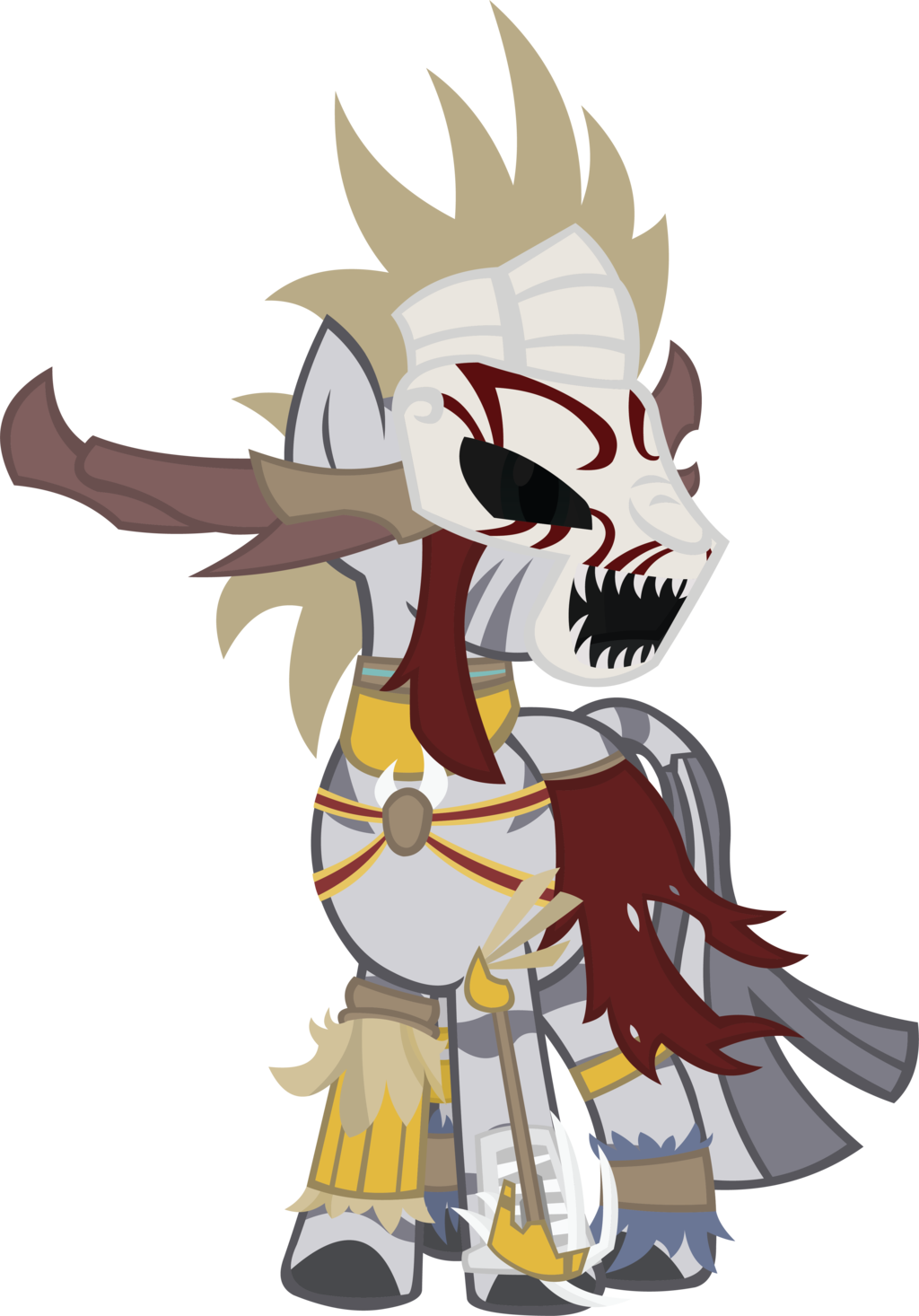 Tyrael Mammal Cartoon Fictional Character Vertebrate - Mammal Transparent PNG - 1024x1466 - Free Download on - Horse Transparent PNG Free Download