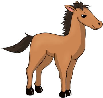 You Can Use This Cartoon Horse Clip Art On Your Childrenu0026 - Cartoon - Free Transparent PNG Clipart Images Download. - Horse Transparent PNG Free Download