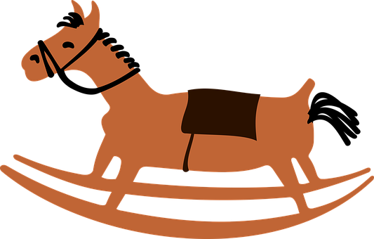 Rocking Horse, Toy, Game, Children's Toy - Mainan Anak Vektor - Free Transparent PNG Clipart Images Download. - Horse Transparent PNG Free Download