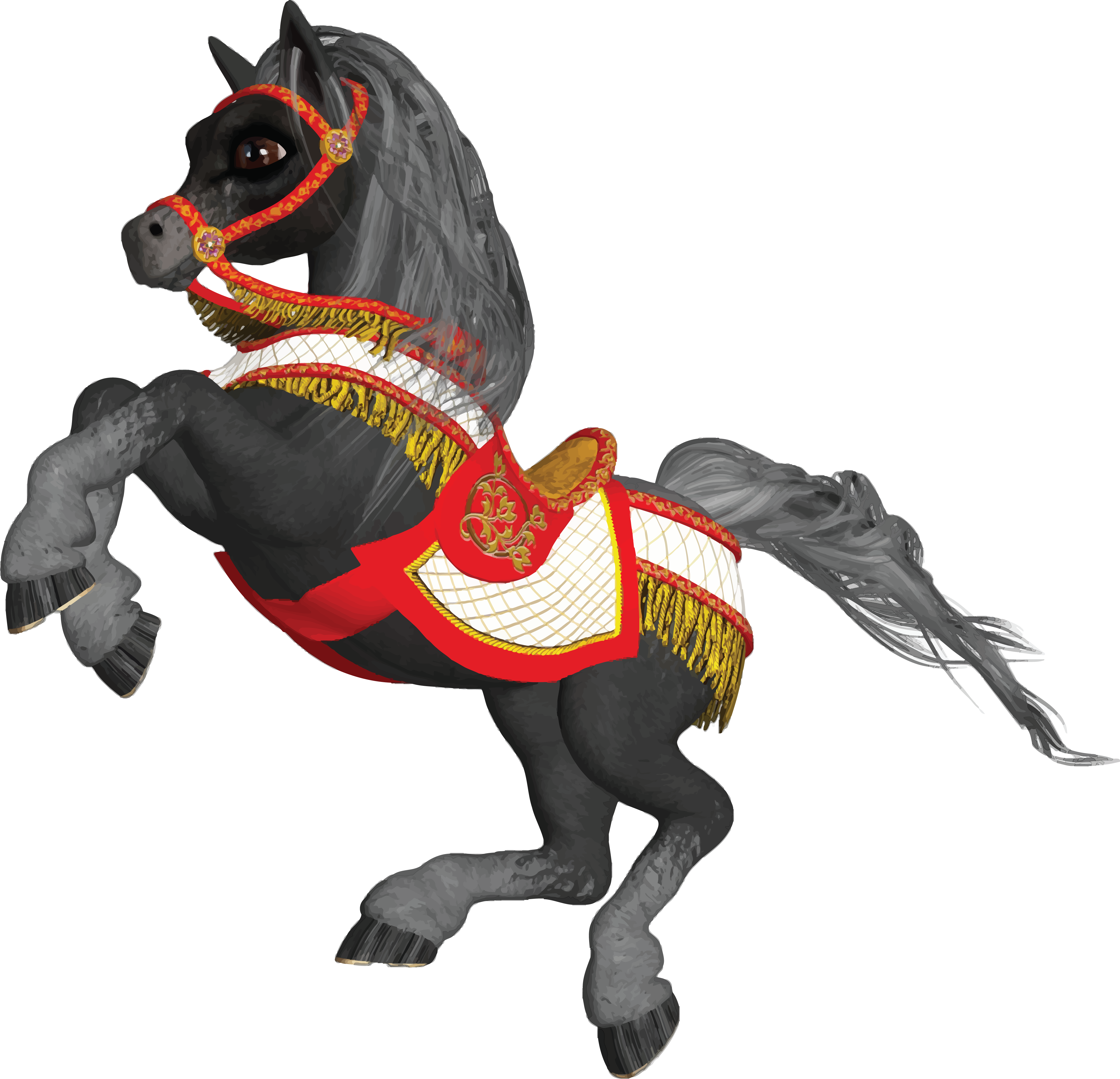 Free Clipart Of A Rearing Horse - St George's Day Activities - Free Transparent PNG Clipart Images Download. - Horse Transparent PNG Free Download