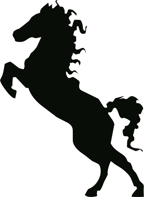 Stallion Clipart Transparent - Horse On Hind Legs Silhouette - Free Transparent PNG Clipart Images Download. - Horse Transparent PNG Free Download