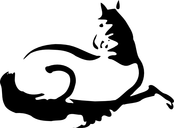 Silhouette Of A Horse - Horse Silhouette Clip Art - Free Transparent PNG Clipart Images Download. - Horse Transparent PNG Free Download