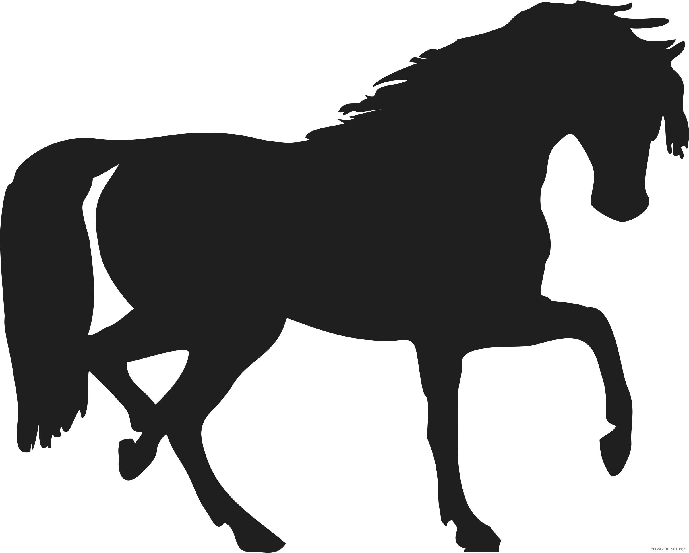 Horse Silhouette Animal Free Black White Clipart Images - Horse Silhouette Clip Art - Free Transparent PNG Clipart Images Download. - Horse Transparent PNG Free Download