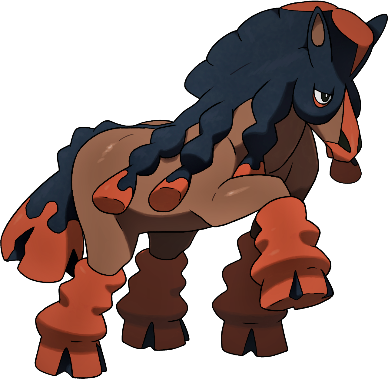 Ground Type By Pokemonsketchartist Mudsdale - Pokemon Sun And Moon Horse - Free Transparent PNG Clipart Images Download. - Horse Transparent PNG Free Download