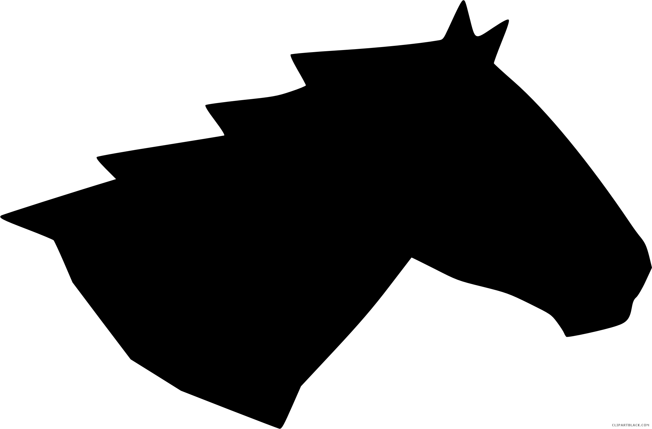 Black And White Horse Animal Free Black White Clipart - Horse - Free Transparent PNG Clipart Images Download. - Horse Transparent PNG Free Download