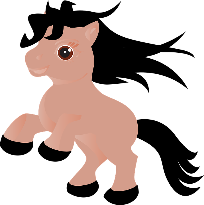 Stallion Clipart Pretty Horse - Cute Horse Png - Free Transparent PNG Clipart Images Download. - Horse Transparent PNG Free Download
