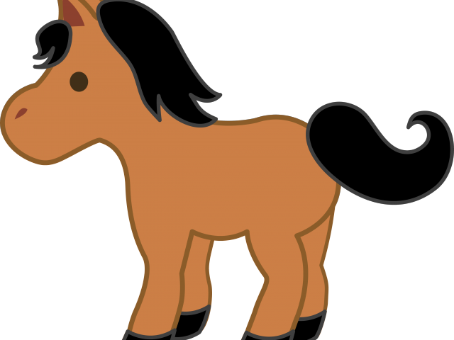 Cartoon Horse Clipart - Pin The Tail On The Donkey - Free Transparent PNG Clipart Images Download. - Horse Transparent PNG Free Download