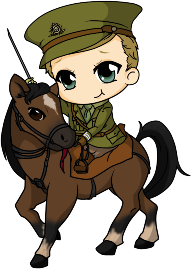 War Horse By Mibu No Ookami - Chibi Horse And Rider - Free Transparent PNG Clipart Images Download. - Horse Transparent PNG Free Download