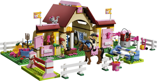 Lego 3189 Friends Heartlake Horse Stables Barn Jumping - Lego Friends Horse Stable - Free Transparent PNG Clipart Images Download. - Horse Transparent PNG Free Download