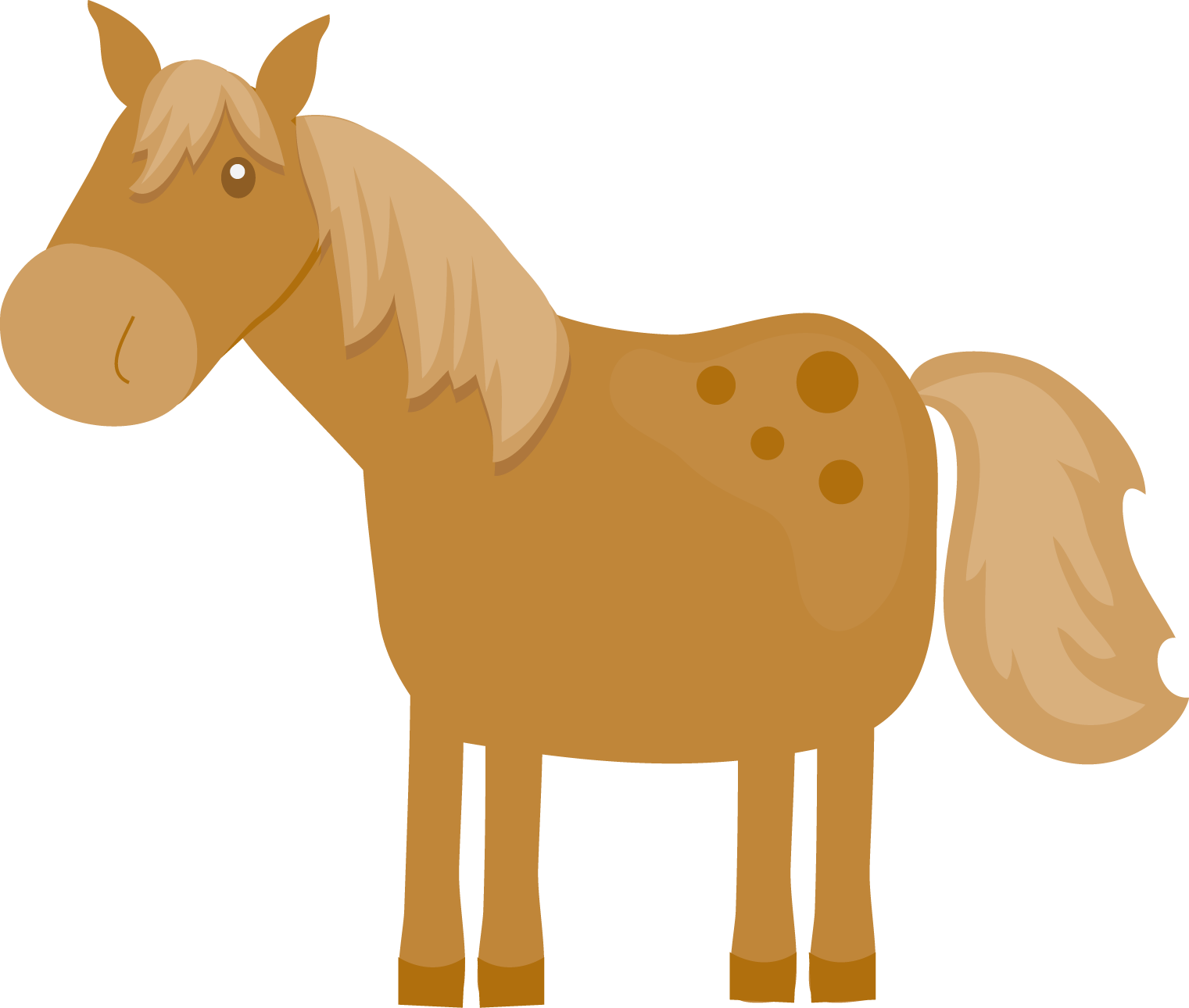 Dead Horse Cartoon - Cute Horse Clipart Png - Free Transparent PNG Clipart Images Download. - Horse Transparent PNG Free Download