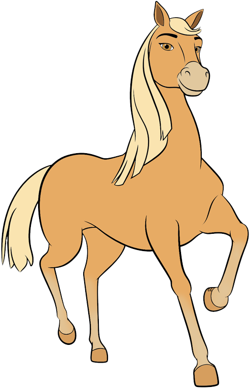 Horse Drawing Spirit By Gigixx6 On Deviantart - Chica Linda Spirit Riding Free - Free Transparent PNG Clipart Images Download. - Horse Transparent PNG Free Download