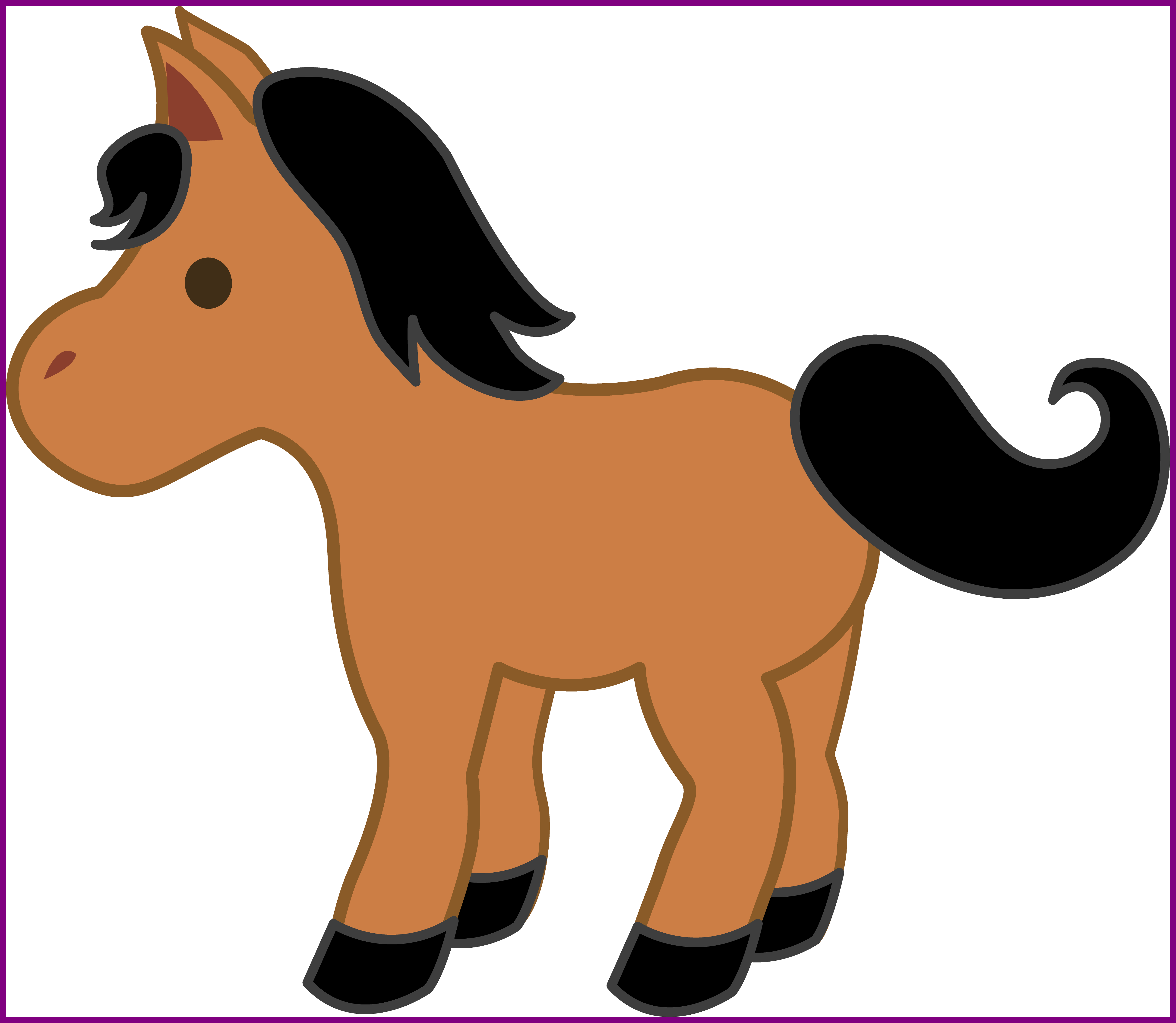 Incredible Cute Horse Clipart Clip Art On Pics For - Cute Horse Clip Art - Free Transparent PNG Clipart Images Download. - Horse Transparent PNG Free Download