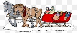 Winter Sleigh Ride Clipart - Horse Sleigh Ride Clipart - Free Transparent PNG Clipart Images Download. - Horse Transparent PNG Free Download