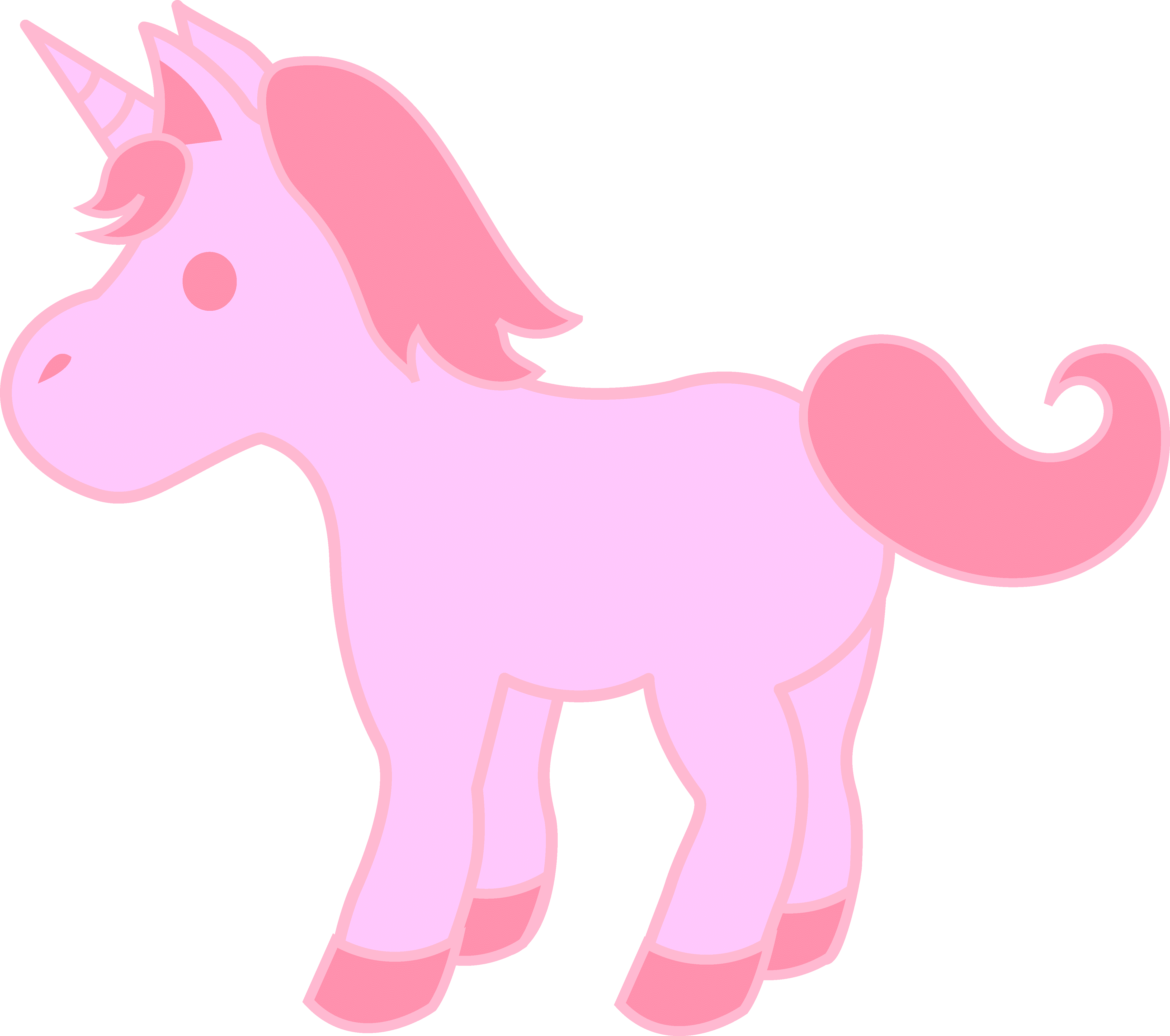 Unicorn Clipart Png - Cute Horse Clip Art Transparent PNG - 4928x4366 - Free Download on - Horse Transparent PNG Free Download