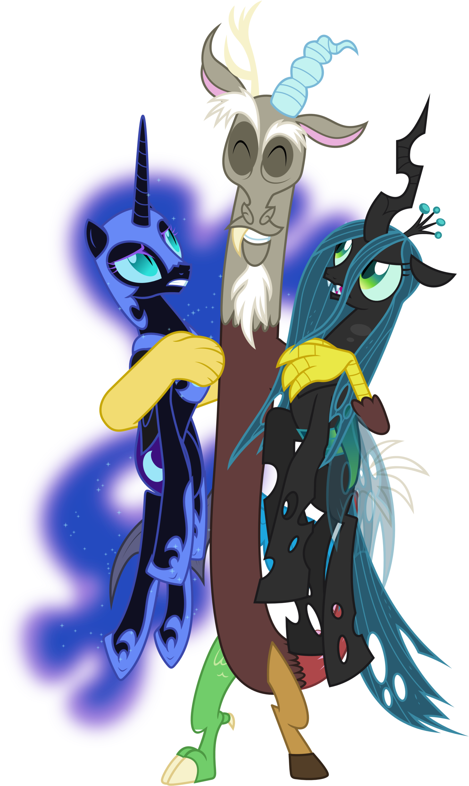 Princess Luna Princess Celestia Twilight Sparkle Pinkie - Mlp Discord Villain - Free Transparent PNG Clipart Images Download. - Horse Transparent PNG Free Download