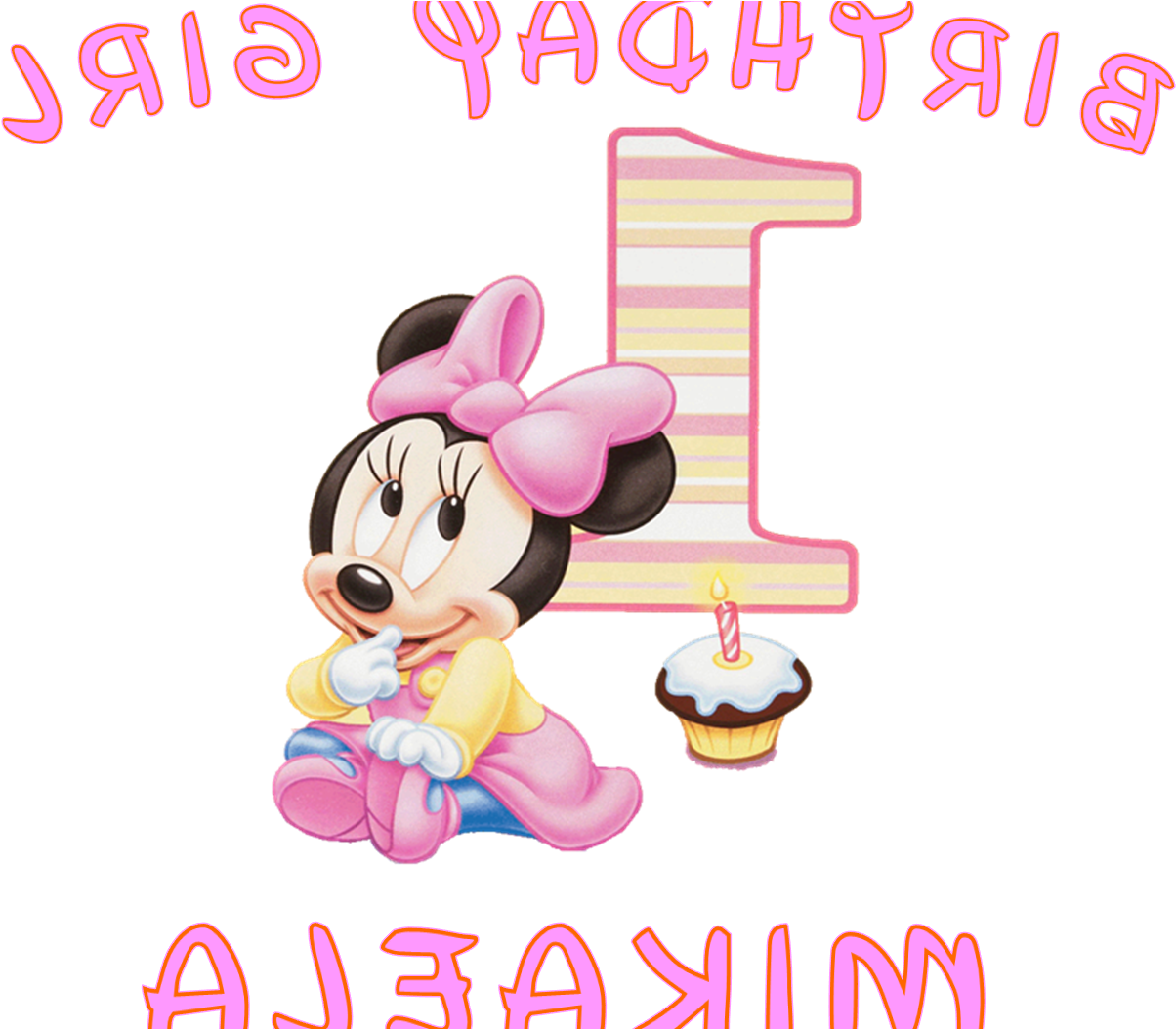 Baby Minnie Mouse Picture Download - Minnie Mouse 1st Birthday Pull String Pinata Transparent PNG - 1402x1053 - Free Download on - Mouse Transparent PNG Free Download