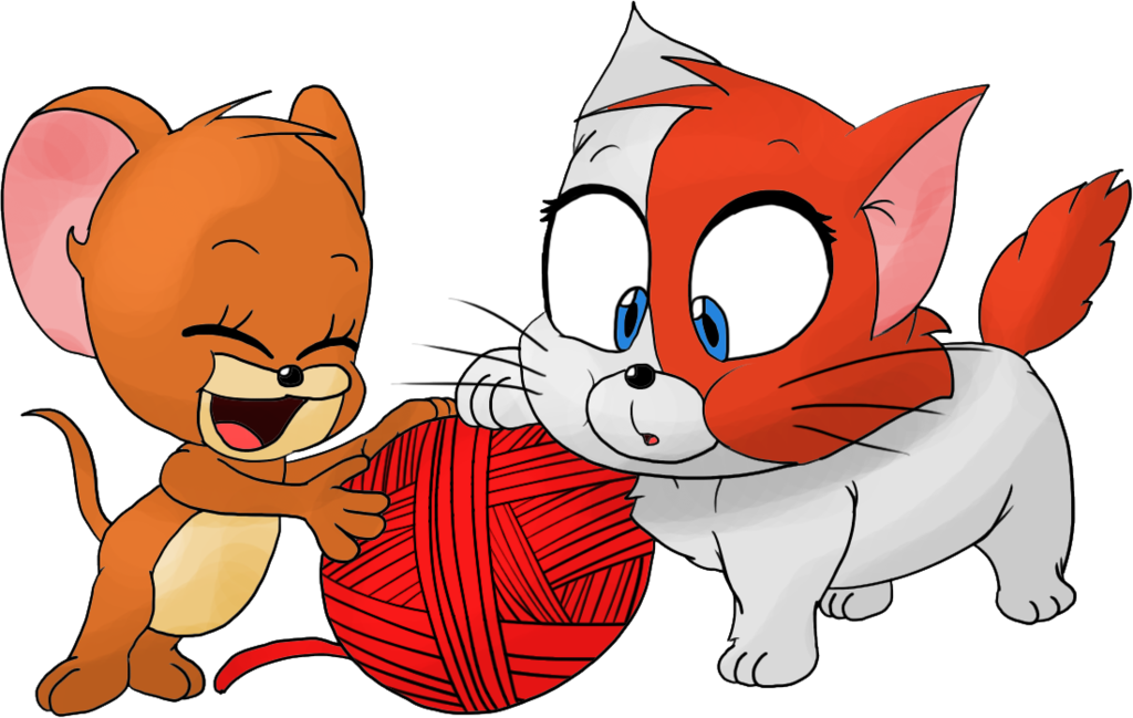 A Game Of Kitten And Mouse By Juacoproductionsarts - Tom And Jerry The Unshrinkable Jerry Mouse - Free Transparent PNG Clipart Images Download. - Mouse Transparent PNG Free Download