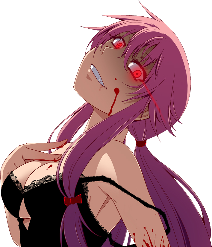 Yuno Gasai Yuno Gasai Gasai Yuno Yunogasai Animegirl - Mirai Nikki Mouse Pad, Mousepad (10.2 X 8.3 X 0.12 Transparent PNG - 1000x840 - Free Download on - Mouse Transparent PNG Free Download
