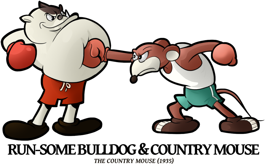 Run-some Bulldog 'n Country Mouse By Boscoloandrea - Merrie Melodies - Free Transparent PNG Clipart Images Download. - Mouse Transparent PNG Free Download