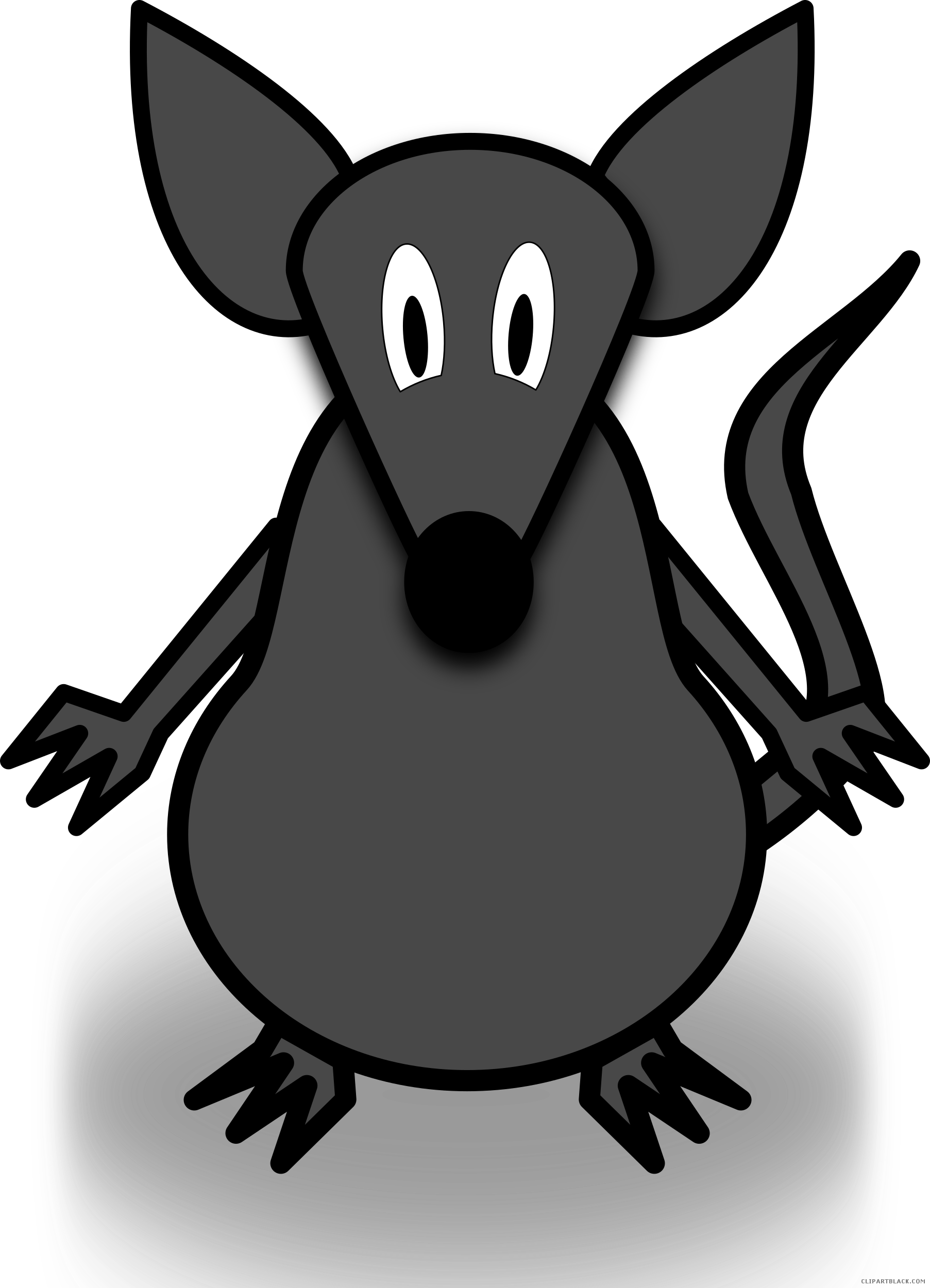 Black Mouse Animal Free Black White Clipart Images - Custom Cartoon Mouse Shower Curtain - Free Transparent PNG Clipart Images Download. - Mouse Transparent PNG Free Download