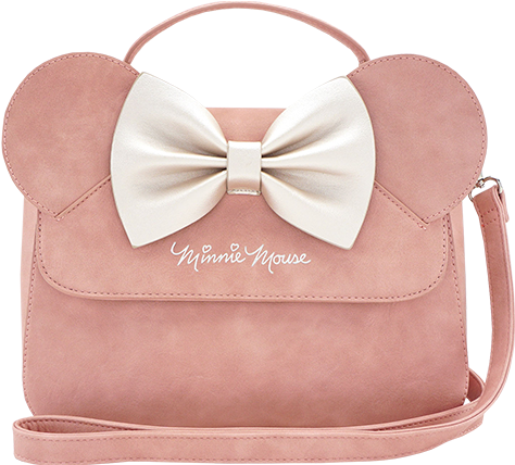 Disney Apparel Minnie Ears And Bow Pink Crossbody Bag - Loungefly Pink Minnie Mouse Bag Transparent PNG - 480x427 - Free Download on - Mouse Transparent PNG Free Download