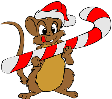 Christmas, Holiday, Clip Art, Mouse - Merry Christmas To All, From Pepino The Italian Mouse - Free Transparent PNG Clipart Images Download. - Mouse Transparent PNG Free Download