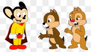 Mighty Mouse Meets Chip And Dale By Marcospower1996 - Mouse - Free Transparent PNG Clipart Images Download. - Mouse Transparent PNG Free Download