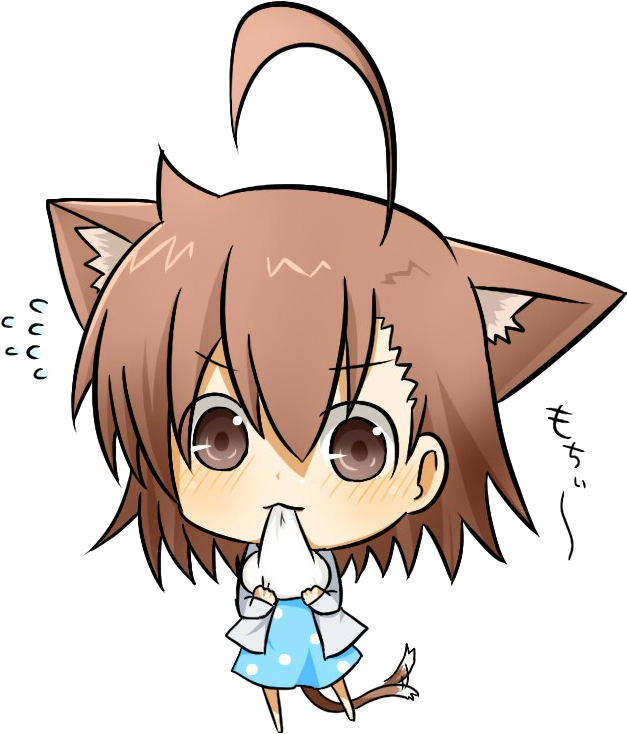 Chibi Girl With Curly Hair For Kids - Anime Mouse Pad 649 - Default Title - Free Transparent PNG Clipart Images Download. - Mouse Transparent PNG Free Download