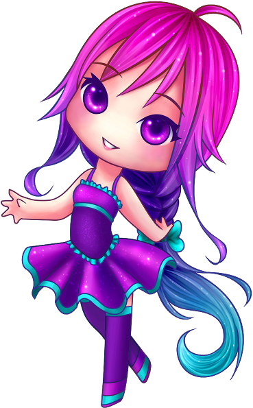 The Bonus That I Promised Of The Adoptable ^^ I Hope - Chibi Girls Coloring Book For Adults. A Stress Relief - Free Transparent PNG Clipart Images Download. - Mouse Transparent PNG Free Download