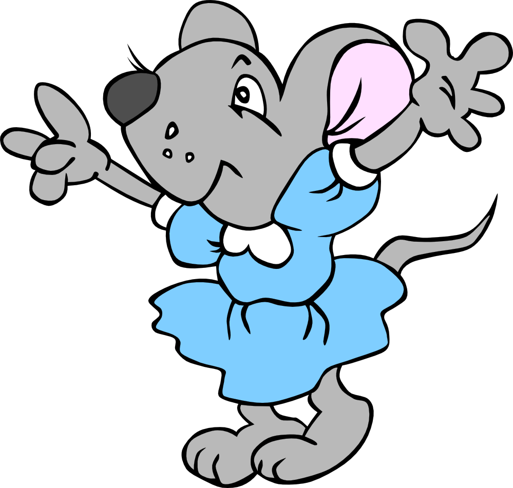 Girl Mouse Clipart - Girl Mouse Clipart - Free Transparent PNG Clipart Images Download. - Mouse Transparent PNG Free Download