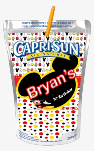 Mickey Mouse Capri Sun Label - Mickey Mouse Transparent PNG - 621x621 - Free Download on - Mouse Transparent PNG Free Download