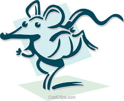 Mouse Running Concept Royalty Free Vector Clip Art - Mouse Running Concept Royalty Free Vector Clip Art - Free Transparent PNG Clipart Images Download. - Mouse Transparent PNG Free Download