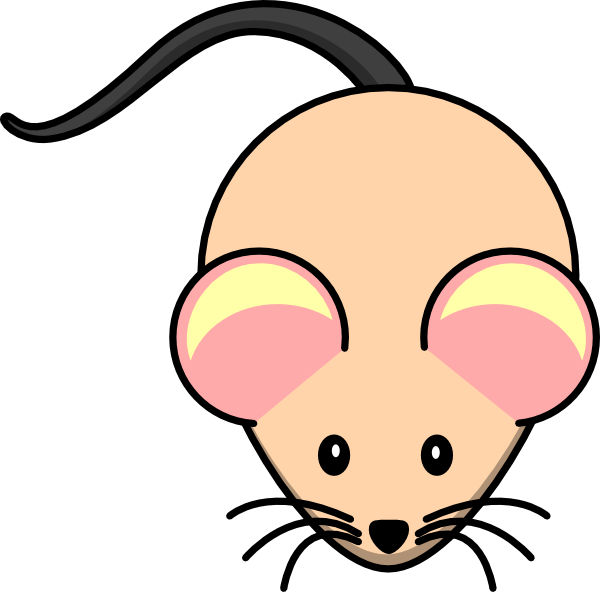 White Nude Mouse Clip Art - Mouse Clip Art - Free Transparent PNG Clipart Images Download. - Mouse Transparent PNG Free Download