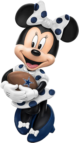 Free Football Clipart Graphics To Show Support Your - Dallas Cowboys Minnie Mouse Transparent PNG - 288x509 - Free Download on - Mouse Transparent PNG Free Download