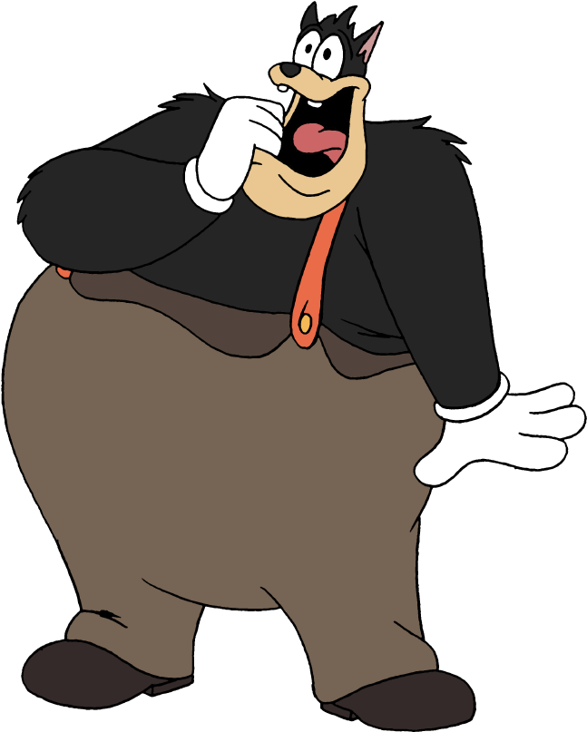 Scared Pete By Lionkingrulez - House Of Mouse Pete Naked - Free Transparent PNG Clipart Images Download. - Mouse Transparent PNG Free Download