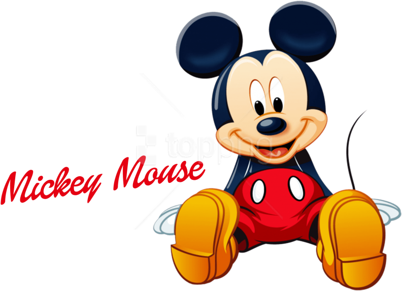 Free Png Mickey Mouse Png Images Transparent - Transparent Background Mickey Mouse Png Transparent PNG - 850x595 - Free Download on - Mouse Transparent PNG Free Download