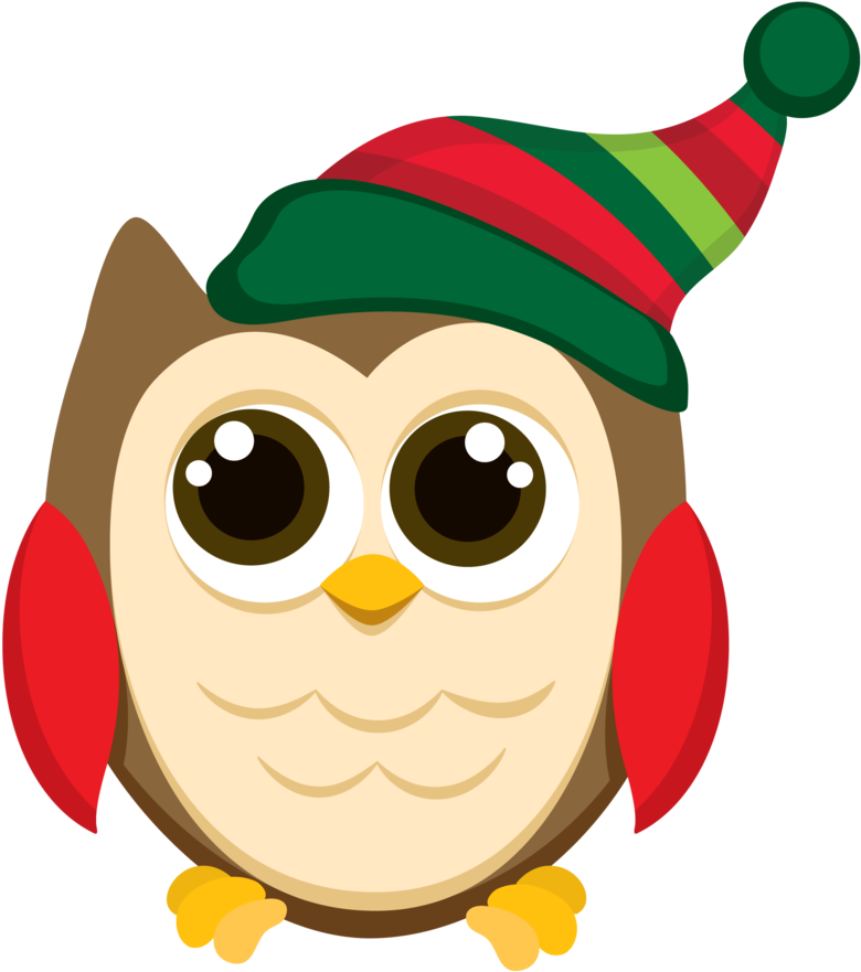 Christmas Owl Clipart Christmas Owl Clip Art Patterns - Owl Christmas Clip Art - Free Transparent PNG Clipart Images Download. - Owl Transparent PNG Free Download