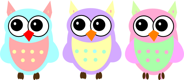 Clip Art Of Baby Owls Pastel At Clker Com Vector Online - Baby Owl Clip Art - Free Transparent PNG Clipart Images Download. - Owl Transparent PNG Free Download